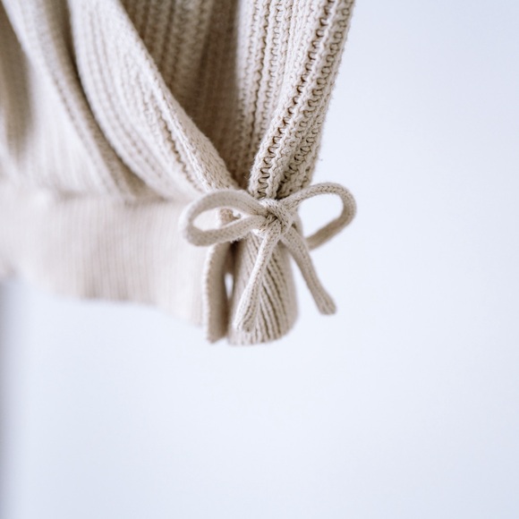 Cream Two Way Knit sweater Tank top beige cream - Picture 3 of 4